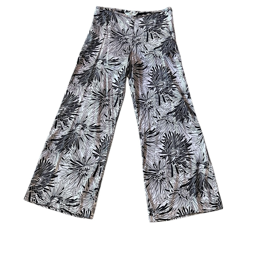 Trina Turk Floral Print Silk Blend Wide Leg Pants Size 8 NWT - Picture 3 of 10